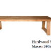 Hardwood Doğal Masa - Masa uygulamalarımızı kişiye özel birbirinden farklı model ve ağaç cinsiyle üretmekteyiz. Teak ağacından yapılmış masadır.